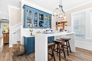 Dining - Heated Pool, LSV, Bikes, Fire Pit, Gulf View, 1 Min to Beach, Large Groups OK (Santa Rosa Beach)