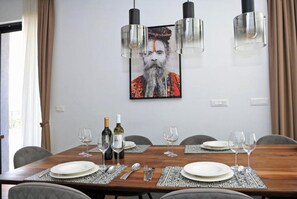 Luxury Villa, 4 Bedrooms, Private Pool, Sea View | Dining room - Villa Seabatical (Razanac)