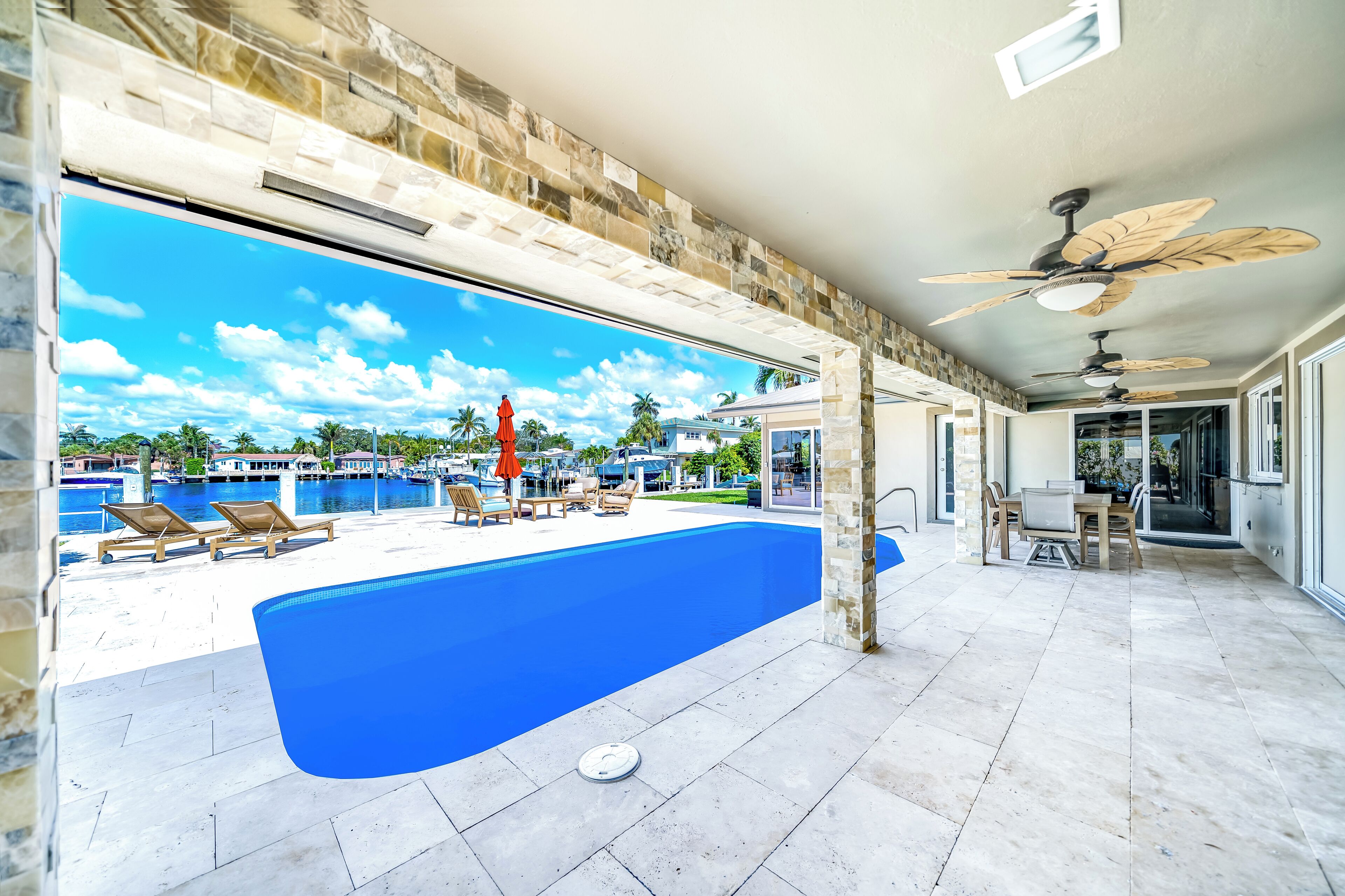 Heated Pool! Waterfront+Pool Table! Close 2 Beach!