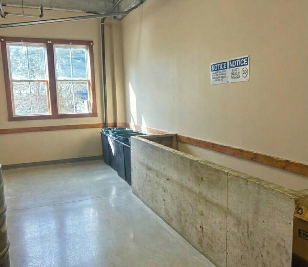 Trash area