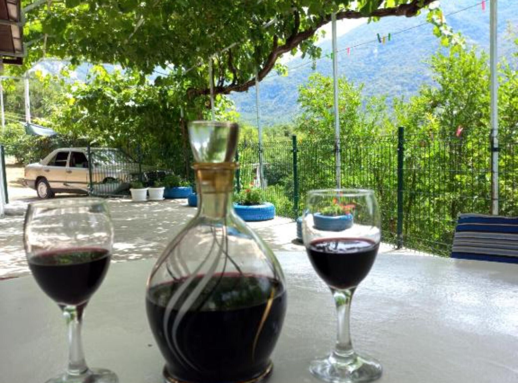 Overnattingsstedets uteområder