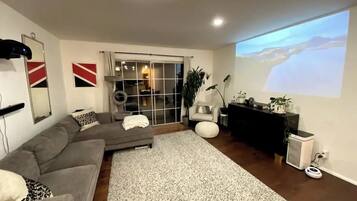 Smart TV, video games, DVD player, table tennis