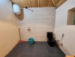 Towels, soap, toilet paper