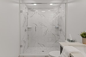 Shower, towels