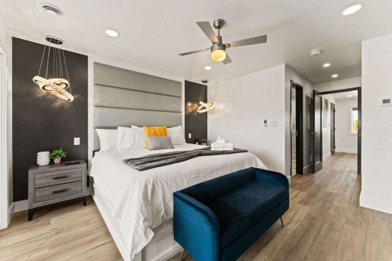 3 chambres, bureau, fer et planche à repasser, Wi-Fi gratuit