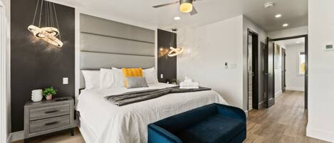 3 chambres, bureau, fer et planche à repasser, Wi-Fi gratuit