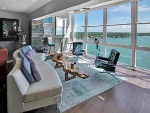 Living area - Top FLoor Condo (St. Petersburg)