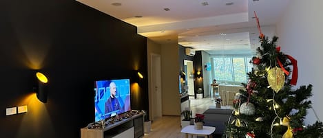 55-inch LED TV with digital channels, Netflix, streaming services