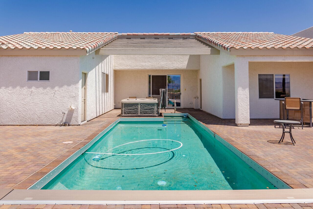 Una piscina climatizada