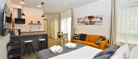 1 habitación, wifi gratis y ropa de cama