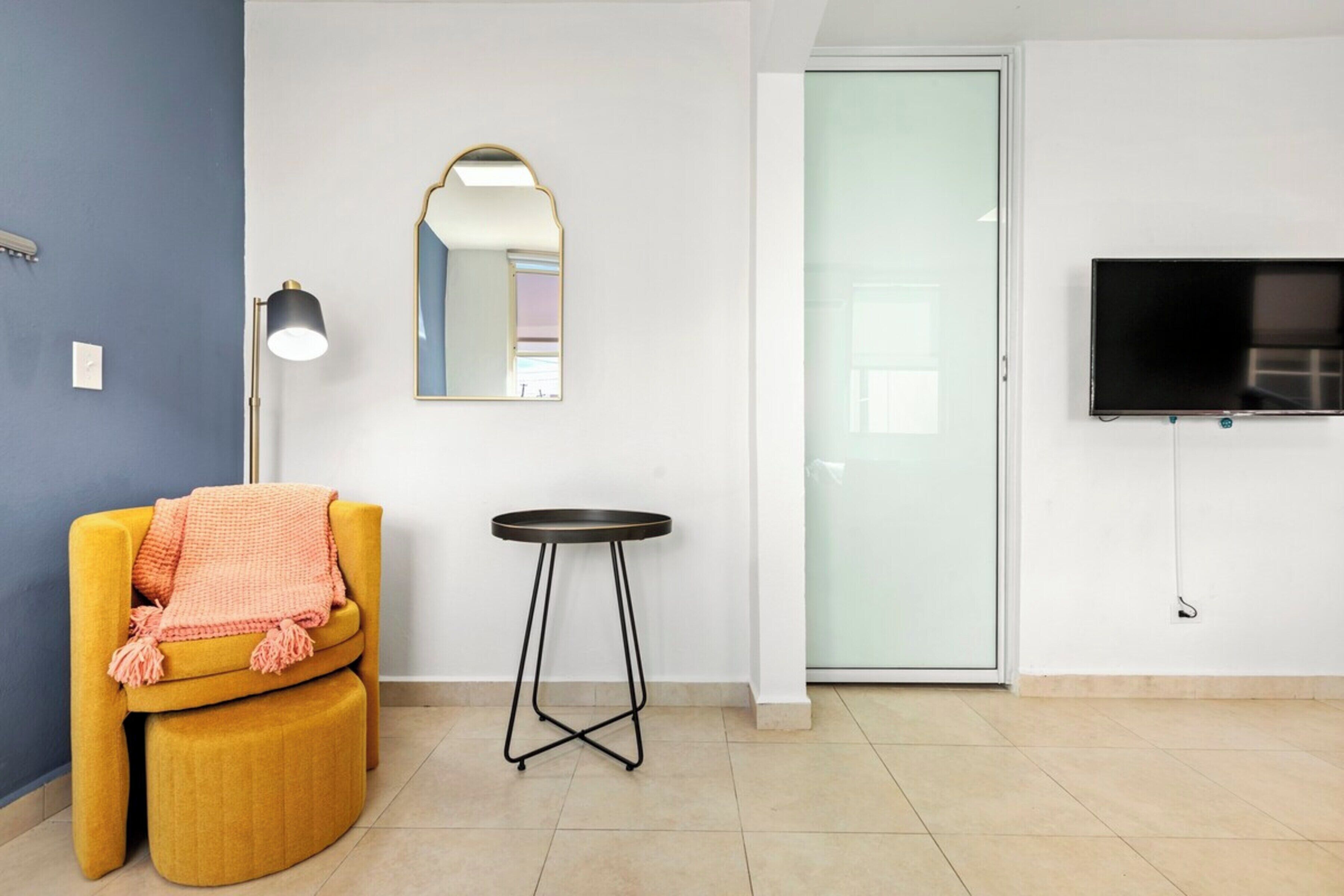 Apartment | Living area | 50-inch Smart TV with digital channels
