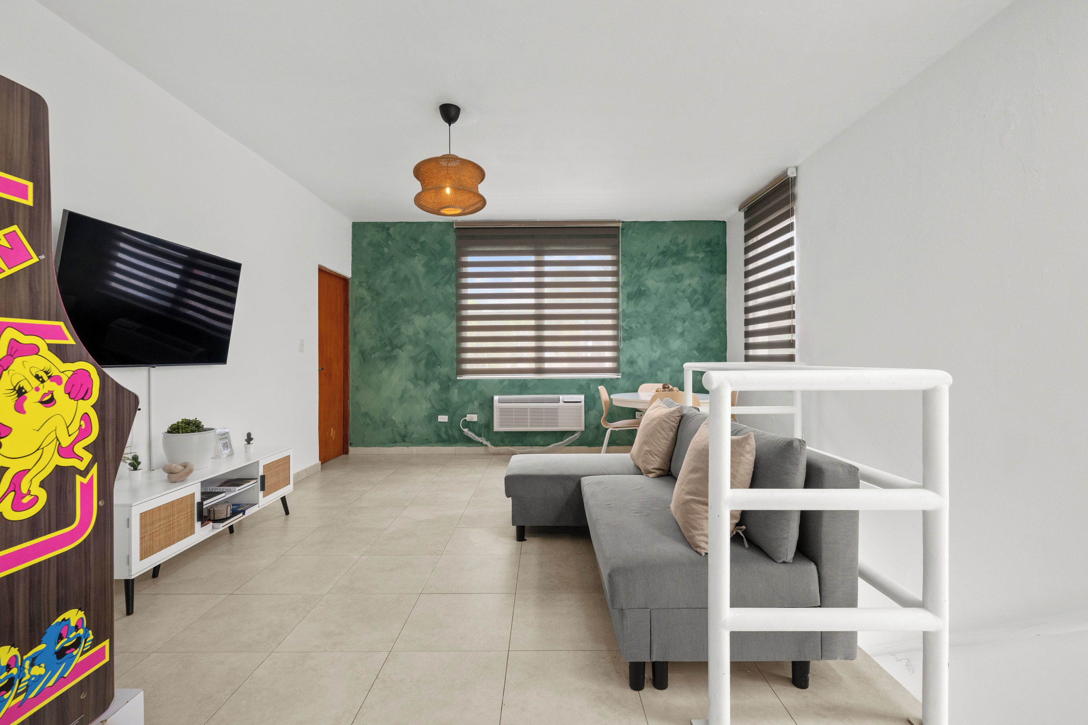 Apartment | Living area | 50-inch Smart TV with digital channels