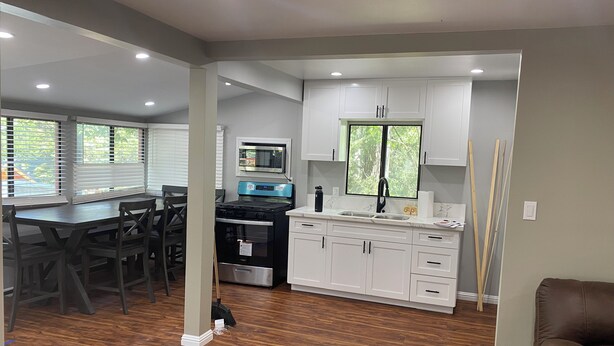 Microwave, oven, stovetop