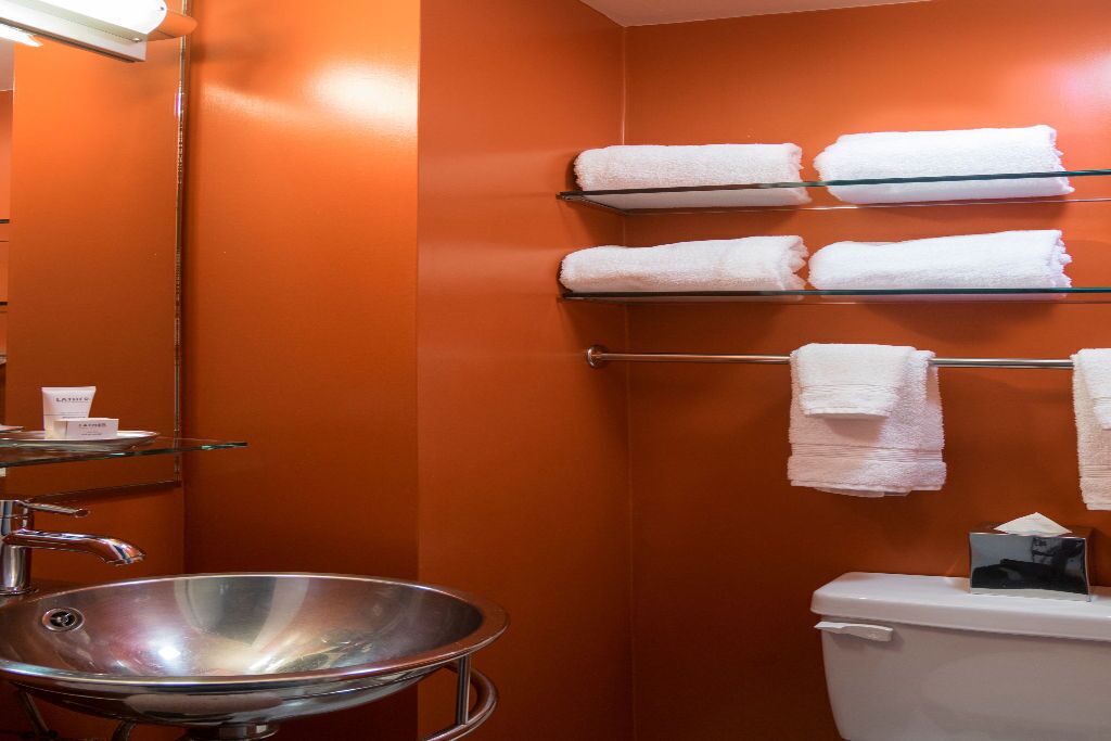 Towels, soap, shampoo, toilet paper