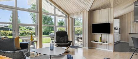 TV connectée, cheminée