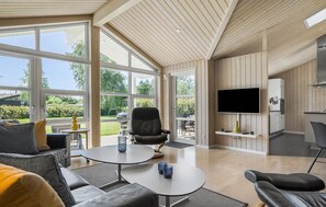 Smart-tv en een open haard