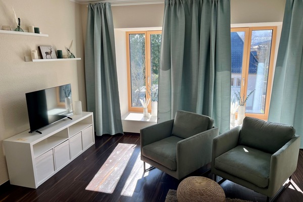 Ferienwohnung 1, 90 qm, 2 Schlafzimmer, max. 4 Personen-Wohnbereich