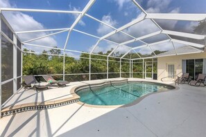 Et oppvarmet basseng