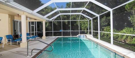 Una piscina climatizada