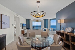 TV - "Baby's Got Beach" at Beach Colony East 6C Beachfront Condo | Large Balcony | My Beach Getaways (Pensacola)