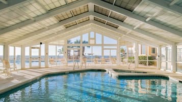 Indoor pool, a heated pool