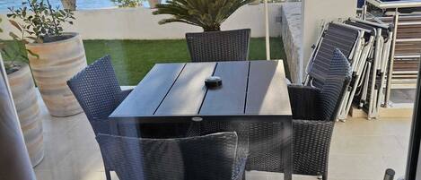 Superior-lejlighed - 1 soveværelse - havudsigt | Terrasse/gårdhave