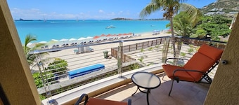 Oceanfront Condo with breathtaking views and private beach access.
