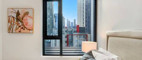 2 bedrooms, iron/ironing board, travel crib, free WiFi