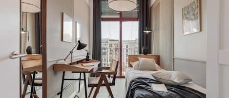 2 chambres, fer et planche Ă repasser, Wi-Fi, draps fournis