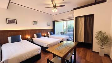 1 室のベッドルーム、WiFi (無料)、ベッドシーツ