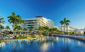 Outdoor pool, a heated pool - Your Tropical Christmas Getaway: 2 Bedroom Villa at Vidanta Grand Luxxe,  (Las Jarretaderas)