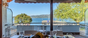 Attilio lake front view by Interhome