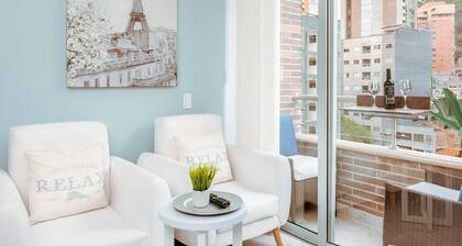 2024 New boutique 2B/1B balcony condo in famous Parque de Sabaneta