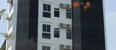 Façade de l’hébergement