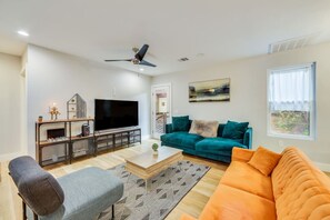 Smart-TV og stereoanlegg