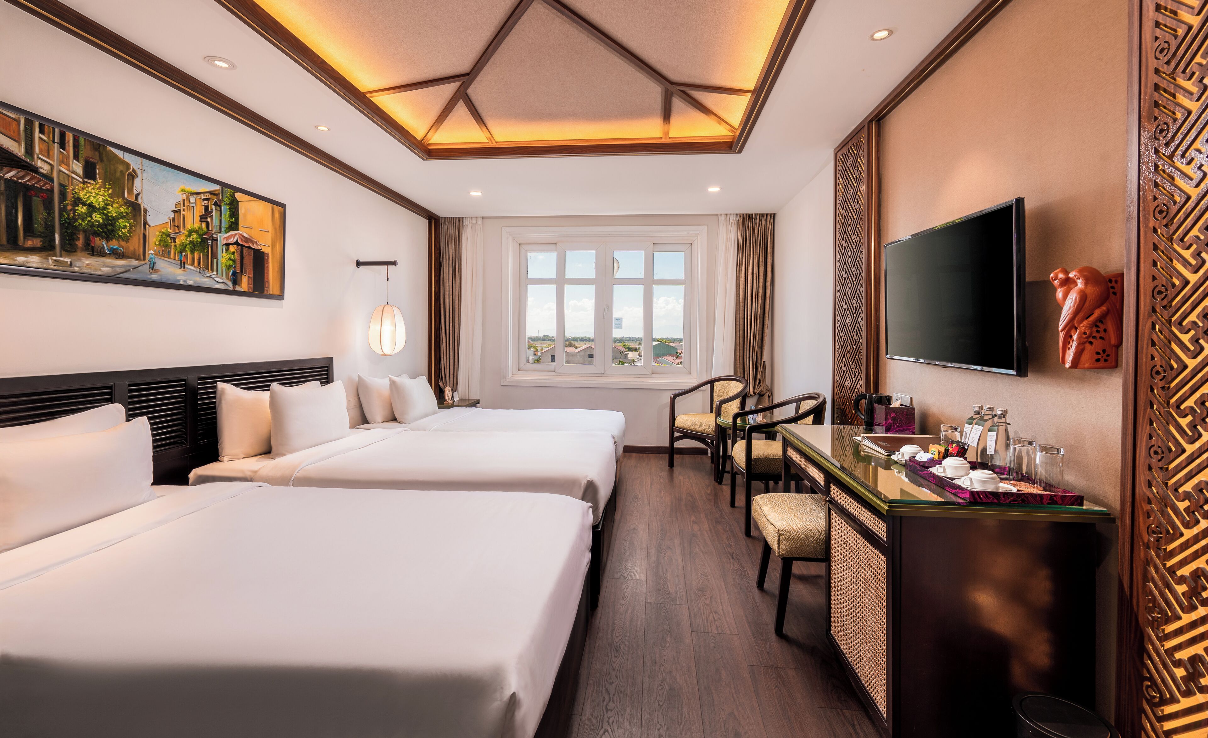 Phòng 3 dành cho gia đình | Minibar, két bảo mật tại phòng, bàn, phòng cách âm 