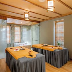 Behandlungsräume für Paare, Sauna, Whirlpool, Dampfbad