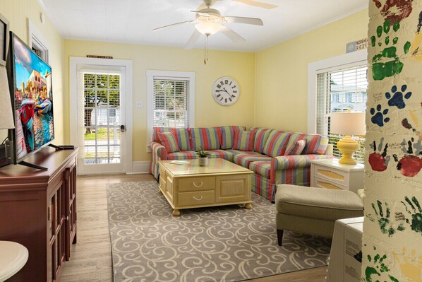 Smart TV, books, music library, video library