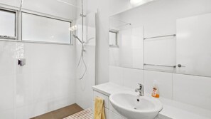 Shower, hair dryer