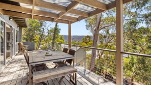 Outdoor dining - Light House - A tranquil retreat harmonizing with nature. (Lorne)