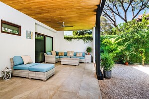 Terrace/patio - New listing, steps to Langosta  beach, Casa Isabella. (Playa Langosta)