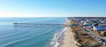 10% Off Aug + Sept! Charming Beach Cottage, 1 Block to Beach, Kure Pier + Food, Dog Friendly
