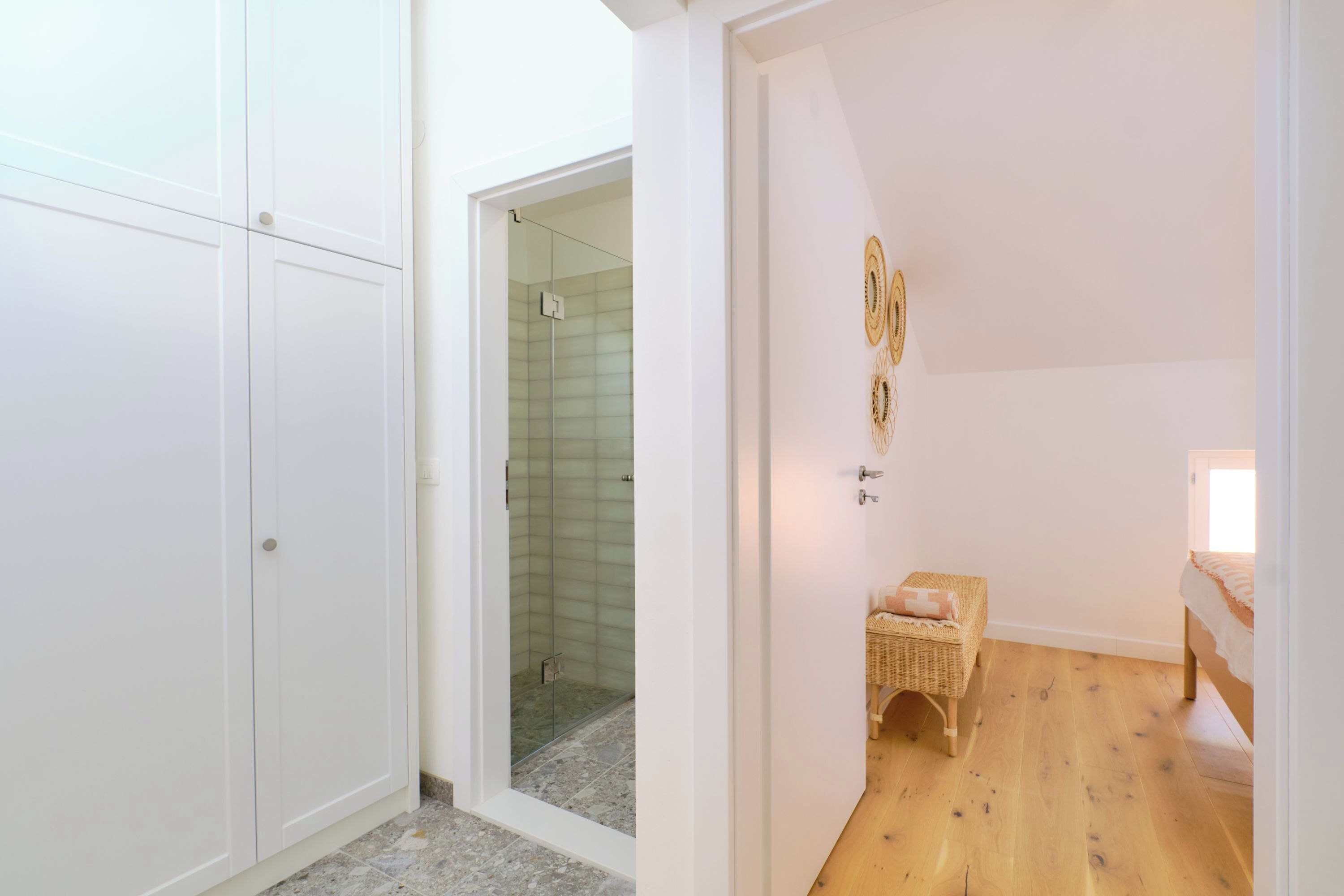 Family House, Multiple Bedrooms, 2 Bathrooms (Charming Island Villa Alba) | Bathroom | Shower, hair dryer, towels, soap