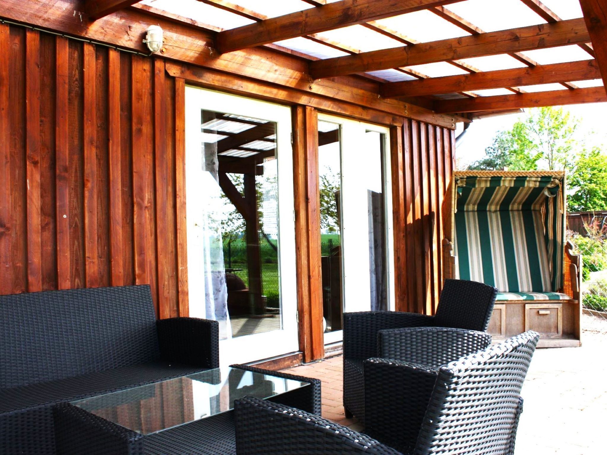 Überdachte Terrasse