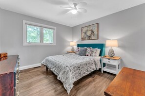 4 bedrooms, iron/ironing board, travel crib, WiFi