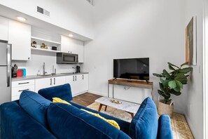 TV - Charming DT ATX Loft | Near Rainey St | Parking (Austin)