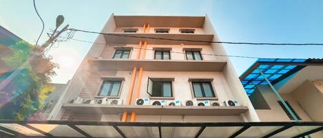 Facciata della struttura