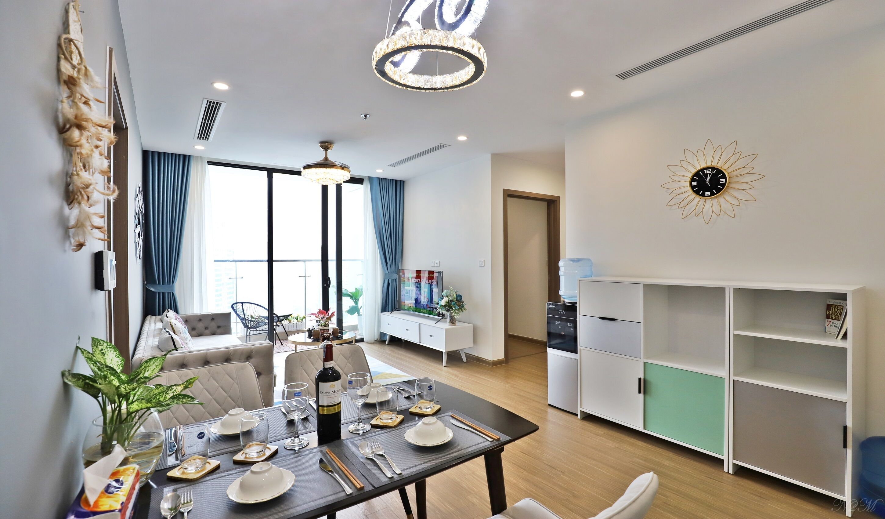 Appartement Standard, 2 chambres, cuisine, vue lac