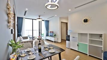 Appartement Standard, 2 chambres, cuisine, vue lac