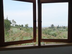 舒適雙人房, 陽台, 山景 | 免費無線上網